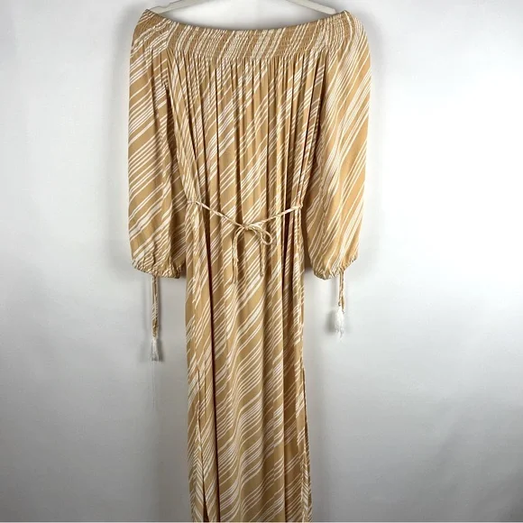 Faithful The Brand Yellow Striped Long Dress Size XS - Picture 6 of 13